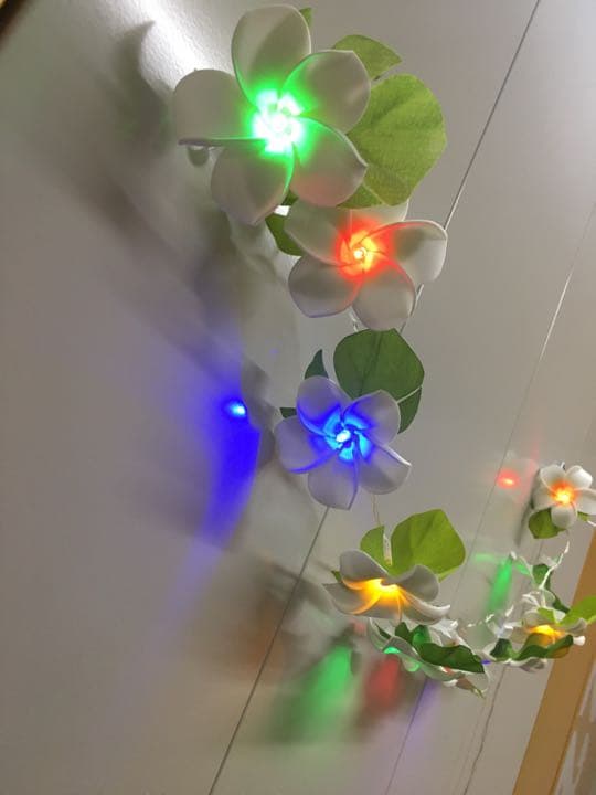 プルメリアランプ　ホワイト