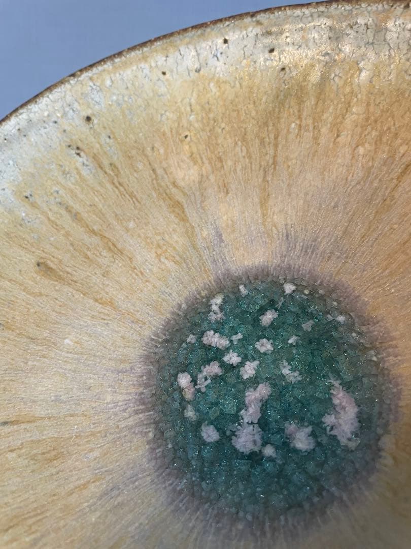 未使用品　井上茂　灰釉　8寸皿　器　作家　陶芸　茶器　酒器　人気　希少　ペア