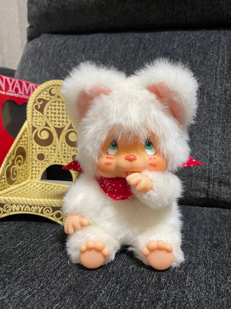希少NYAMY ニャーミー　ニーヤ　かなり可愛い　猫のぬいぐるみ　当時モノ