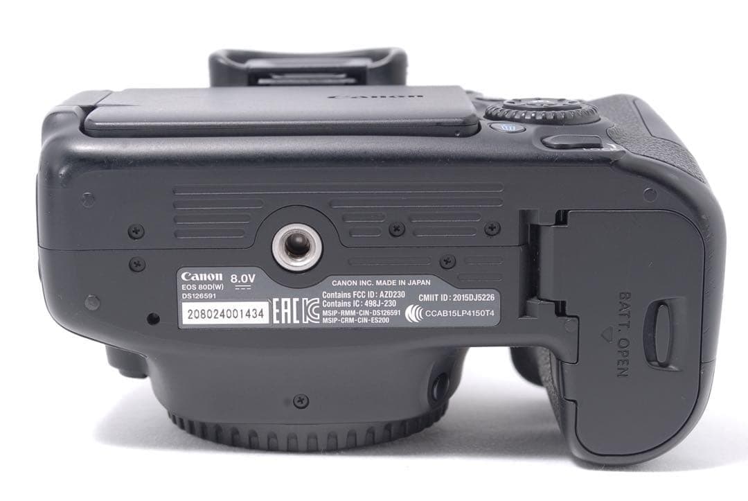 Canon EOS 80D 標準レンズセット✨Wi-Fi＆自撮りOK！おまけ付