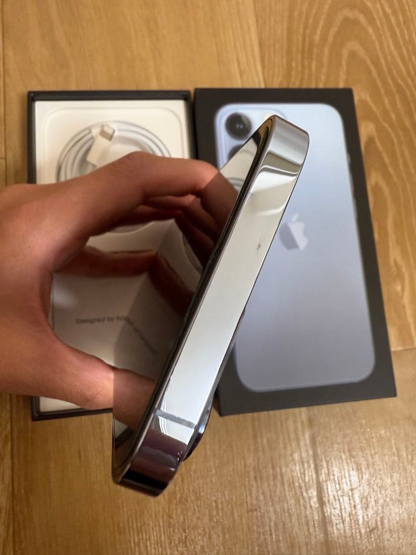 miyu＊　iPhone13pro 256GB シエラブルー　美品　バッテ
