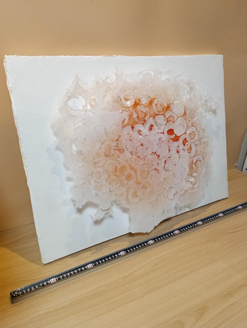 硝子　オブジェ　現代アート　美術　大学　生徒　作品　一点物　立体作品　インテリア