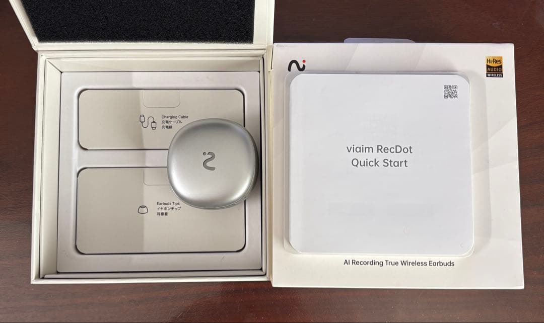 viaim XFVI-A92 RecDot 録音 翻訳 AI要約イヤホン