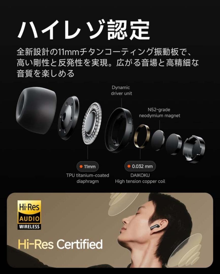 viaim XFVI-A92 RecDot 録音 翻訳 AI要約イヤホン