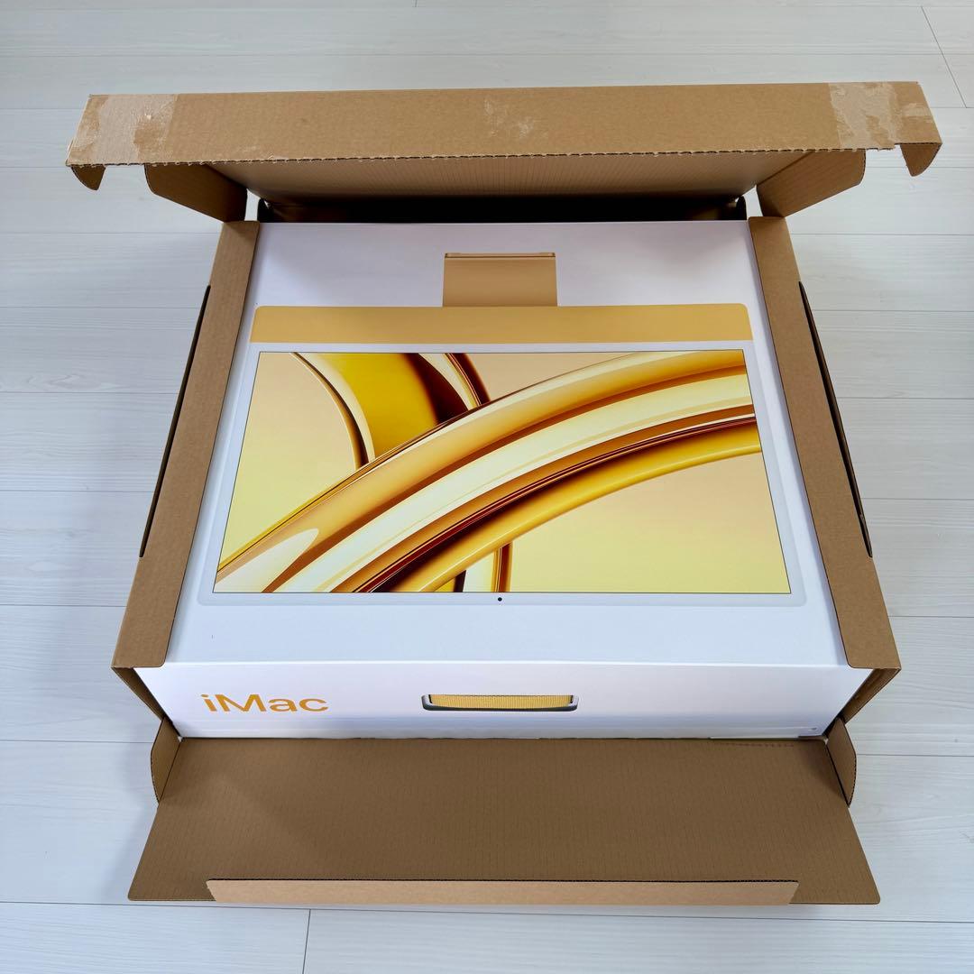 iMac イエロー 大画面
