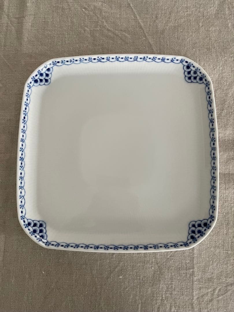 【新品未使用】ロイヤルコペンハーゲン プリンセス スクエアディッシュ 21cm