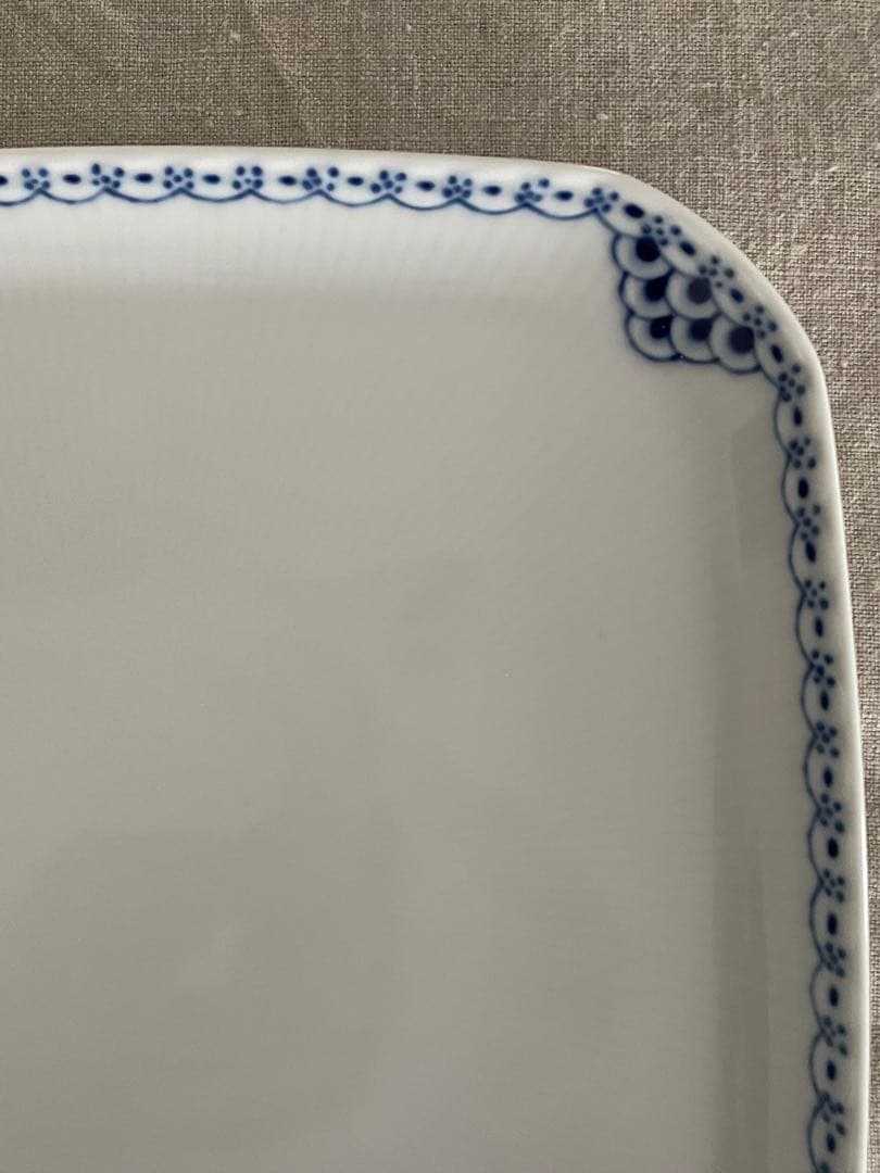 【新品未使用】ロイヤルコペンハーゲン プリンセス スクエアディッシュ 21cm