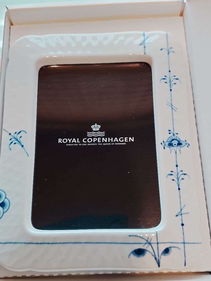 ロイヤルコペンハーゲン フォトフレーム ブルーパルメッテ【新品未使用品】