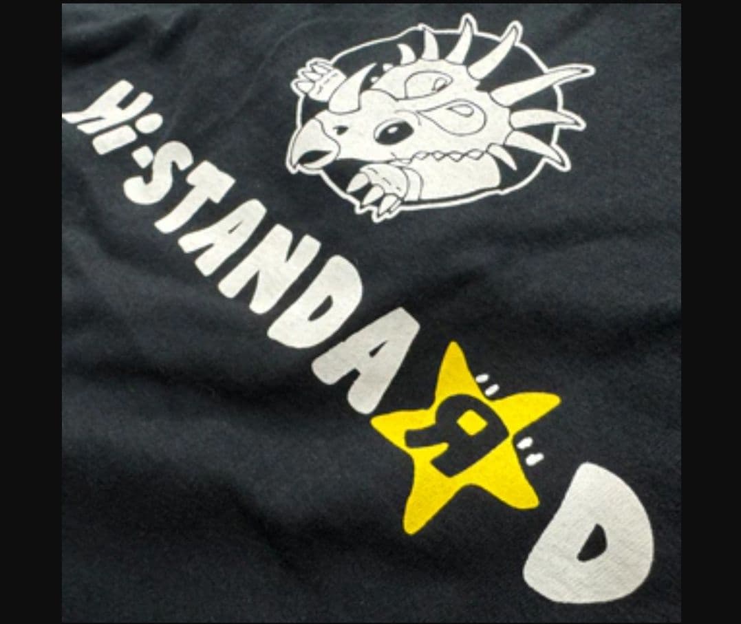 Hi-STANDARD Saurus TEE　黒　XL