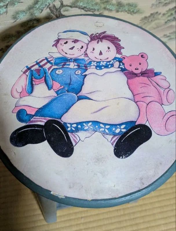 木製スツール ラガディ・アン&アンディ レトロ アンティーク インテリア ①