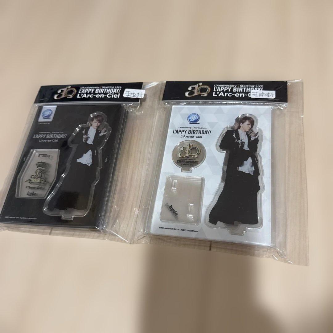 新品未開封 アクスタ ラルク L'Arc バースデーグッズ 2点セット