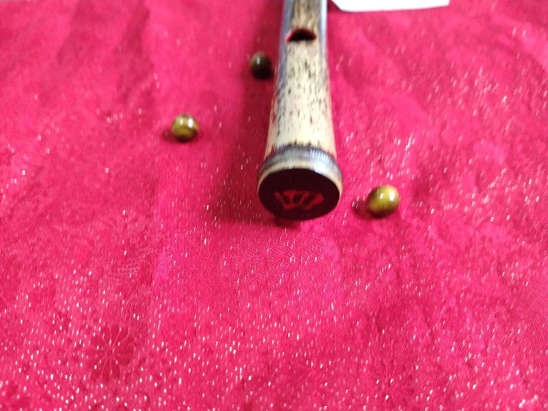 79 和笛 眞笛 竹笛 古典調七穴四本調子 指穴小さめ　根岸篠笛工房