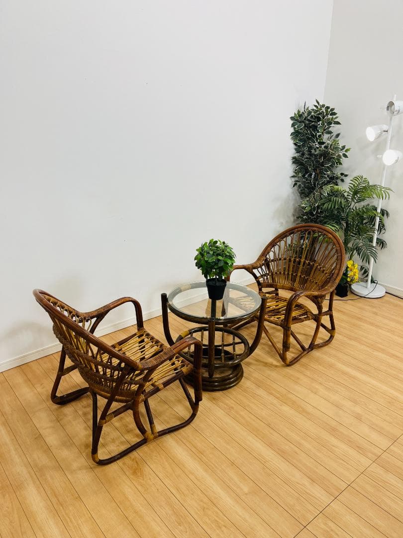 b*i様 ラタンチェア　ラウンジチェア　籐家具