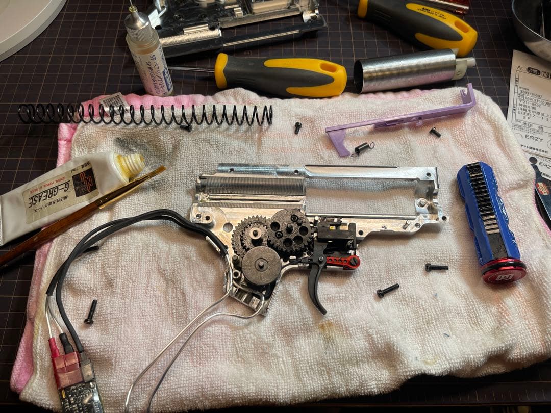 最終値下げ東京マルイM4用ジェラルミンメカボックス　ハイサイクルカスタム＋FET