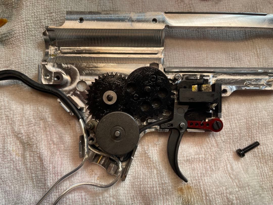 最終値下げ東京マルイM4用ジェラルミンメカボックス　ハイサイクルカスタム＋FET