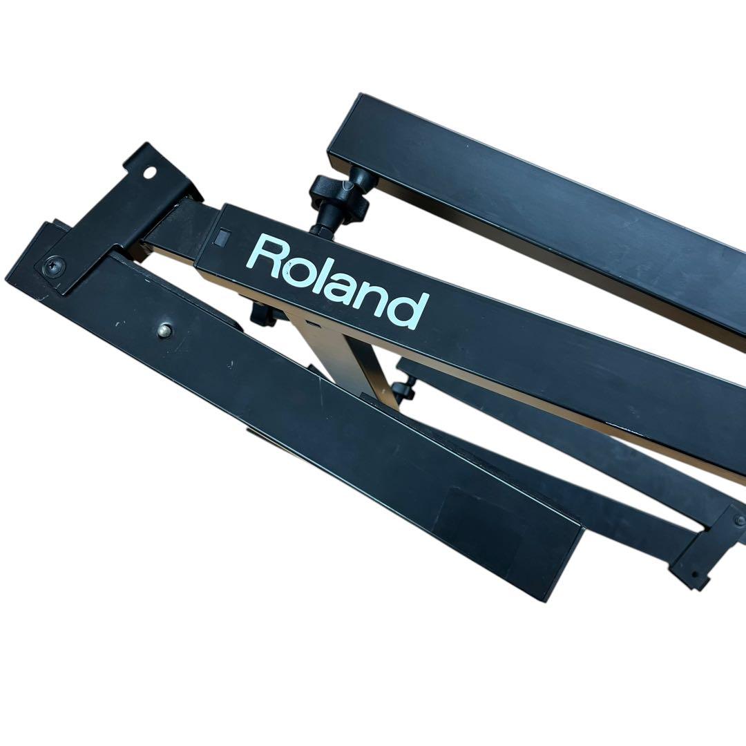 【良品】Roland 電子ピアノ用 シンセサイザー用スタンド 黒 KS-18Z