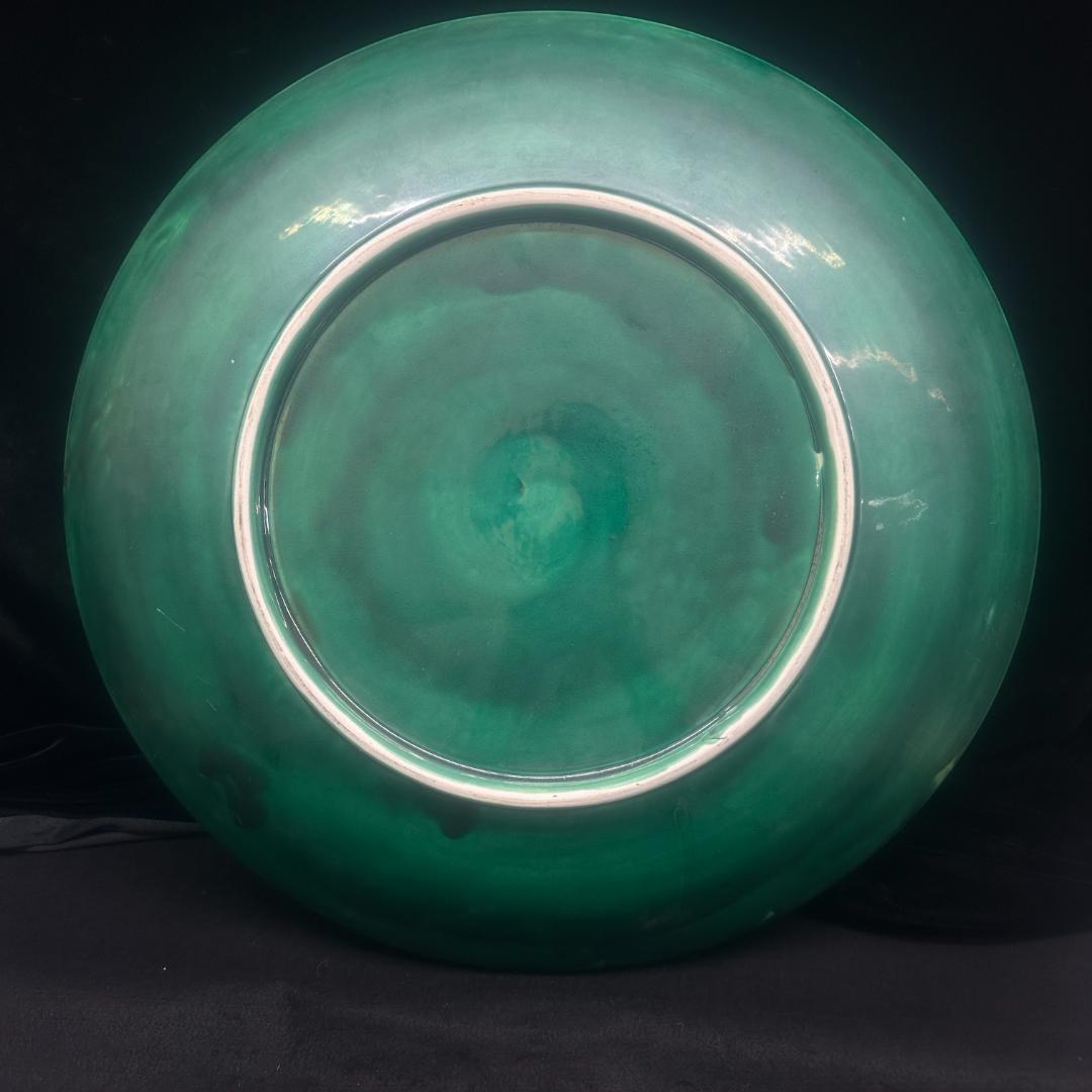 有田焼 【琥山作】 琥山窯 大皿 金彩 飾り皿インテリア 色絵 希少