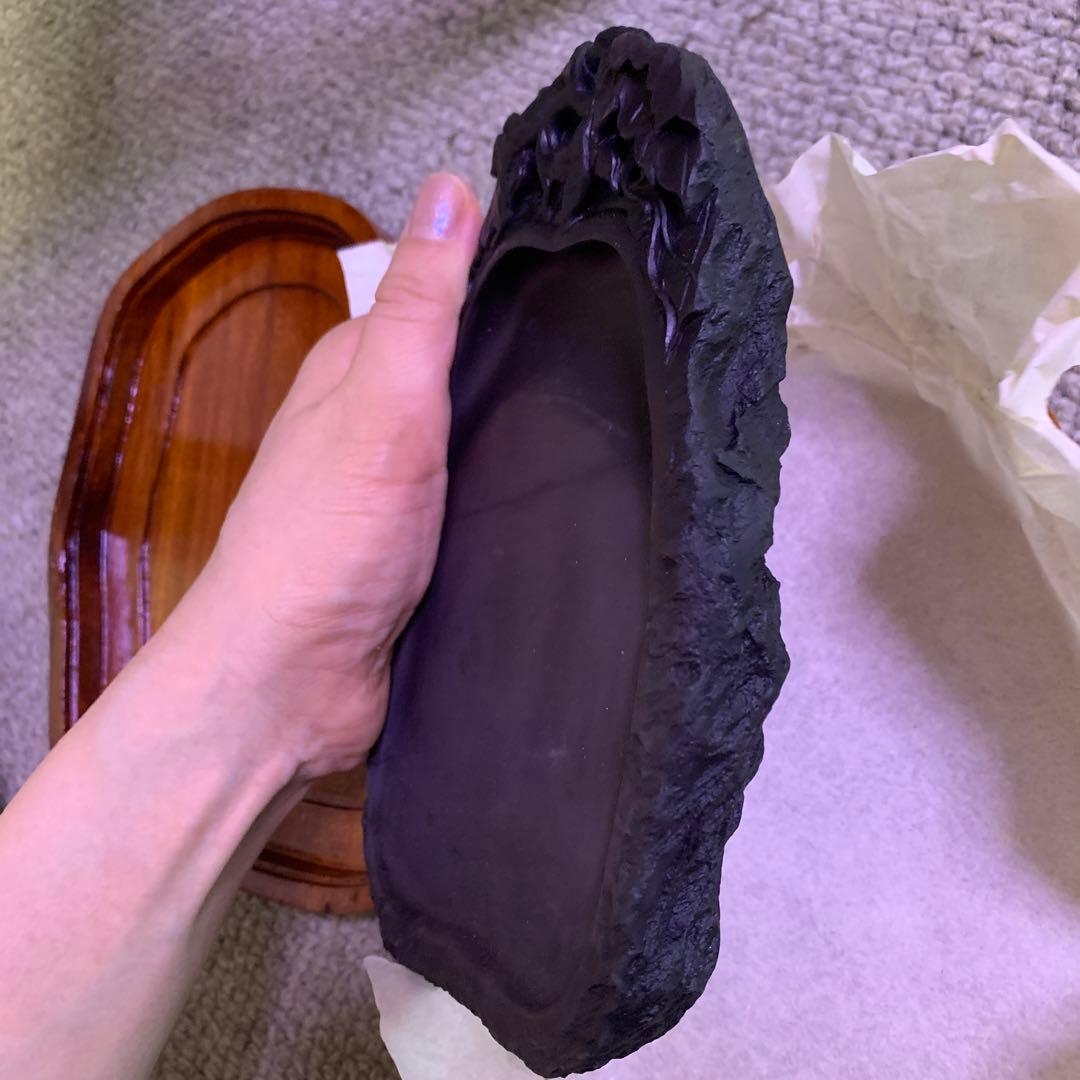 中国骨董　端硯　書道 未使用