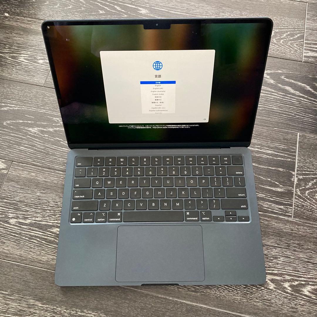 MacBook Air M2 メモリ16GB