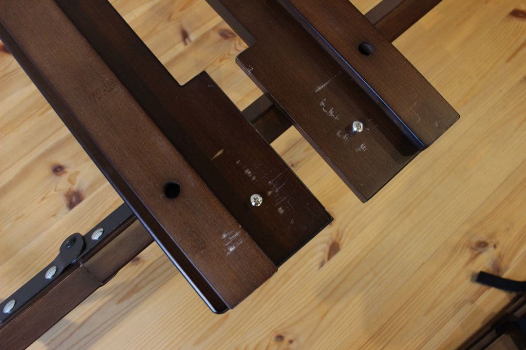 Hilander アウトドアテーブル ダークブラウン