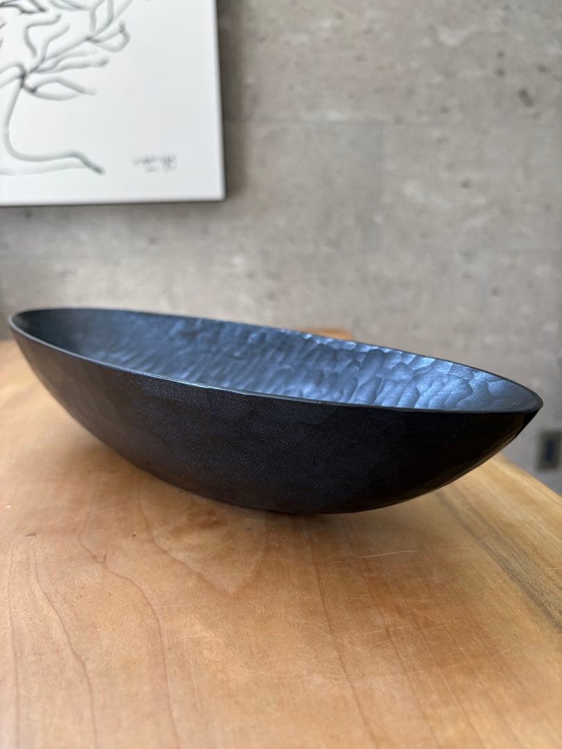 三谷龍二　漆　ボウル　楕円　木工作家