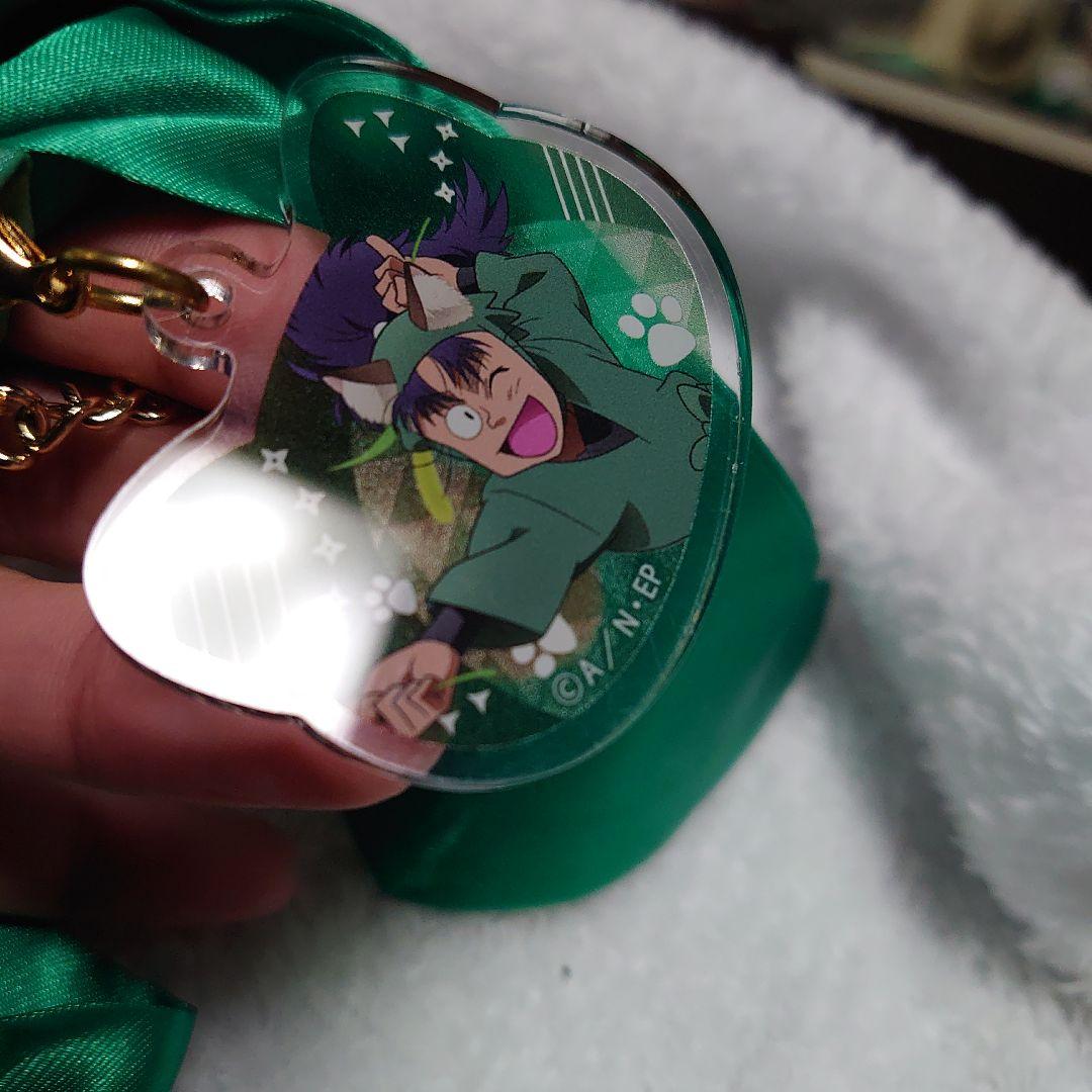 忍たま乱太郎　忍たま　猫屋敷で大捜索　七松小平太　バッグチャーム　リボン