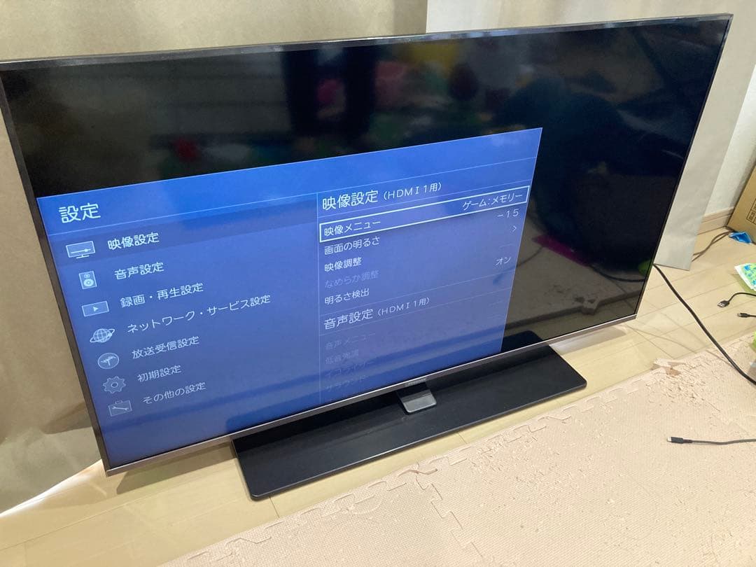 50型液晶テレビ　ハイセンス　50A6800　4K液晶テレビ美品
