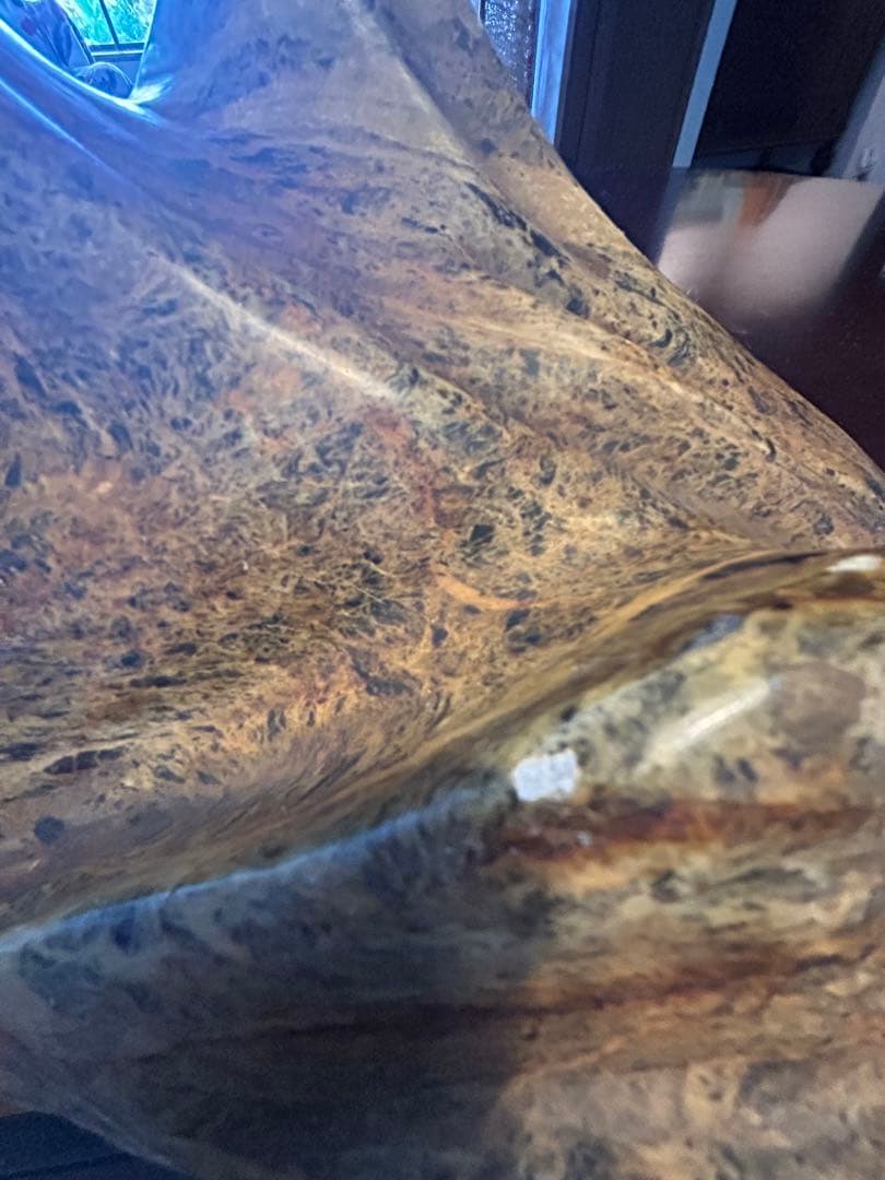 山の形状 自然石(台座付き)