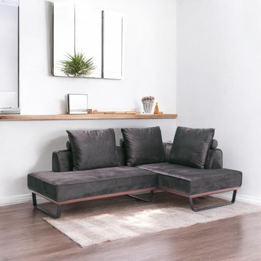 【メルカリ限定価格】安心の撥水生地♪ カウチソファ 幅220cm