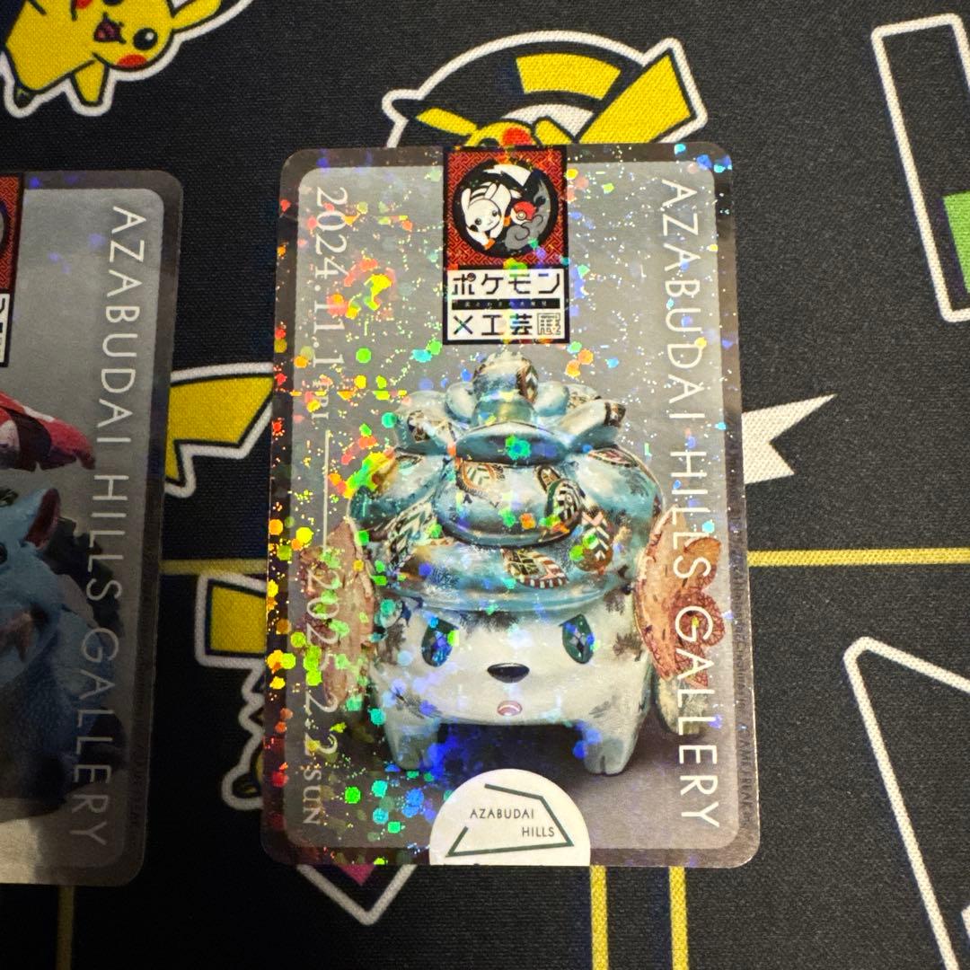 ポケモン工芸展　スタンプラリーステッカー　フシギバナ　シェイミ