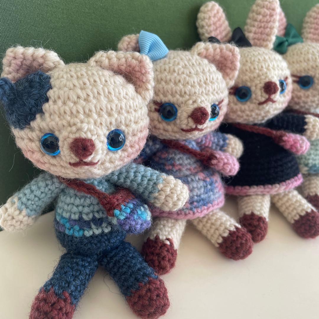 Miオーダーページ！　ハンドメイド　あみぐるみ６点おまとめ