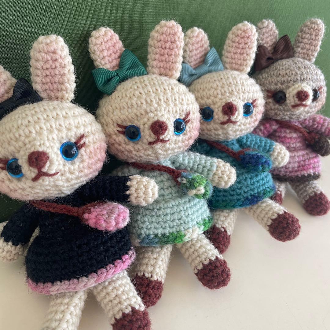 Miオーダーページ！　ハンドメイド　あみぐるみ６点おまとめ