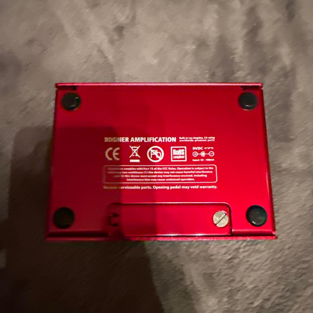Bogner Ecstasy Red pedal ディストーション