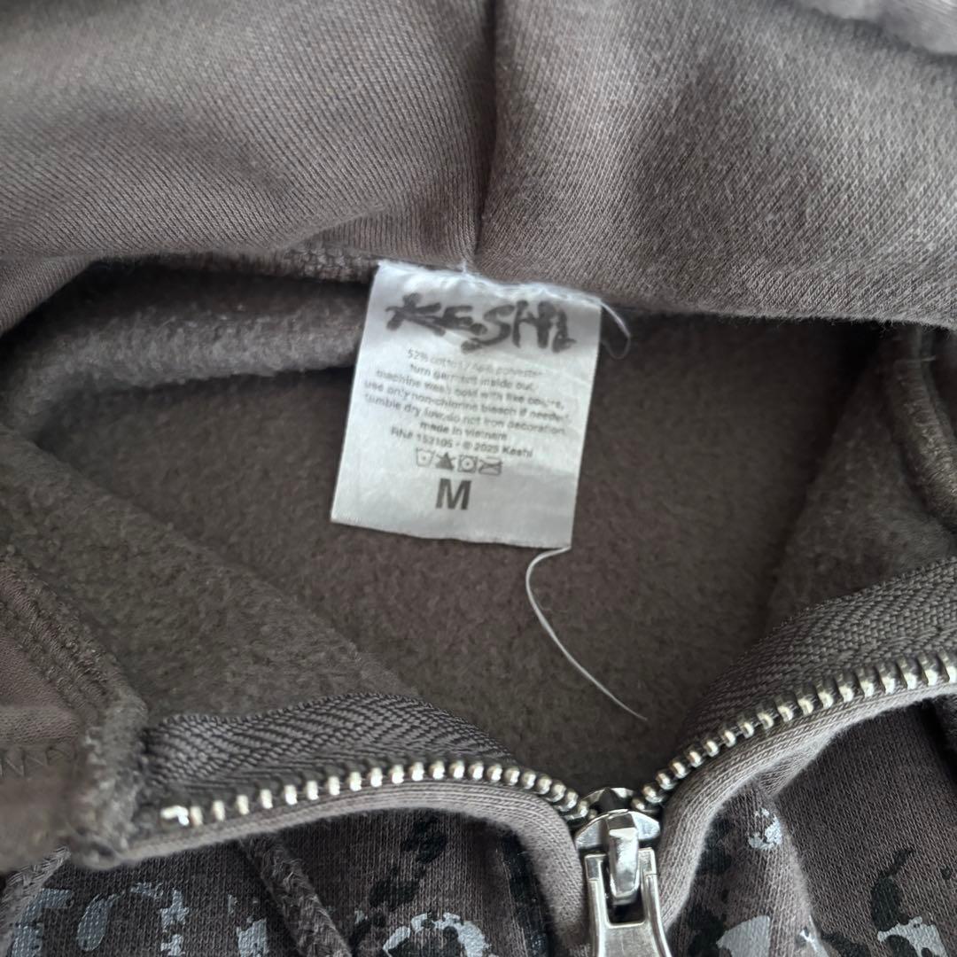Keshi ケシ Requiem Hoodieフードジップパーカー Mサイズ