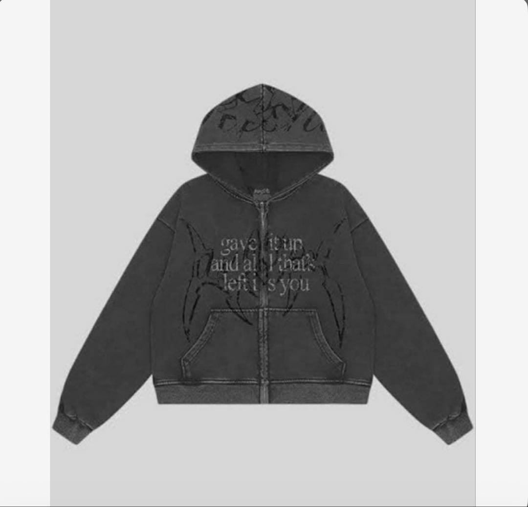 Keshi ケシ Requiem Hoodieフードジップパーカー Mサイズ