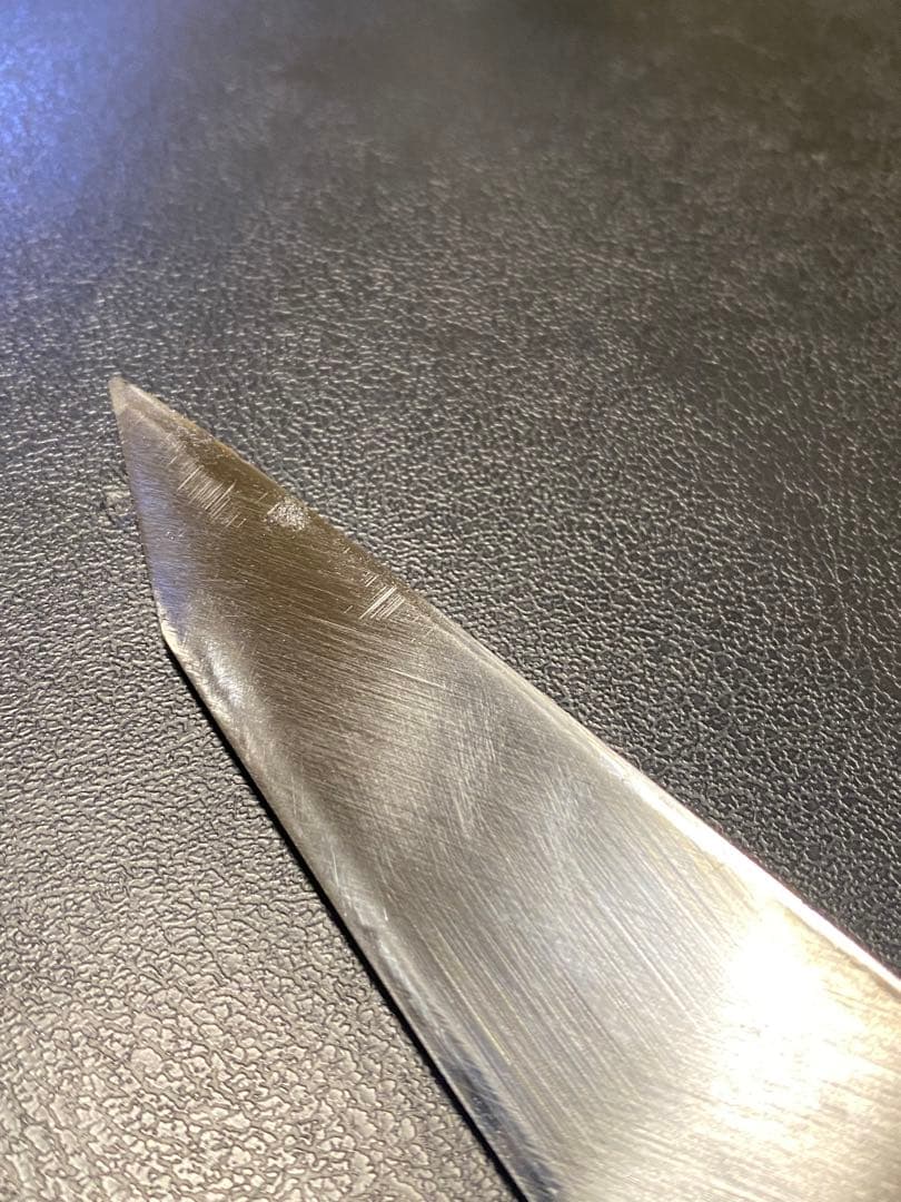【最終価格】　高橋刃物　光友　本焼　骨スキ　ガラサキ　18cm 6寸　左　出刃