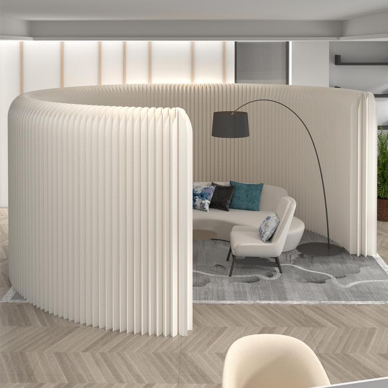 パーテーション間仕切り折り畳み式高さ1.8ｍ長さ4-5ｍドーム形ついたて目隠し