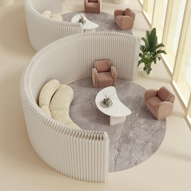 パーテーション間仕切り折り畳み式高さ1.8ｍ長さ4-5ｍドーム形ついたて目隠し