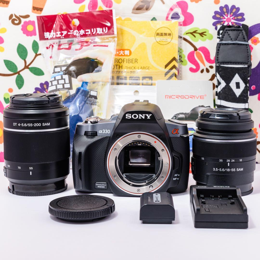 ❤️SONY ソニー α330❤️ iPhone転送❤️人気の一眼レフ❤️