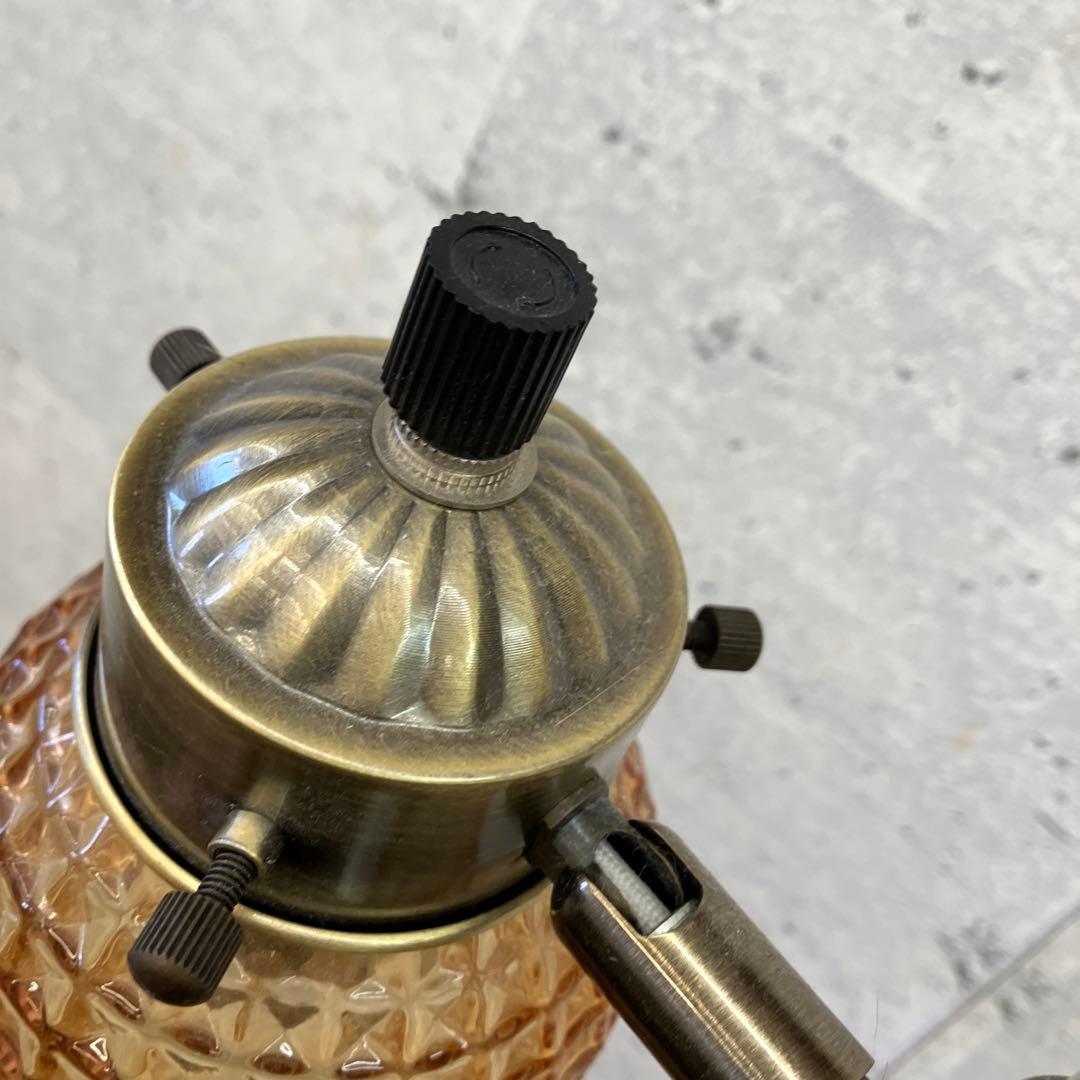 アンティーク ガラスシェード 3連灯 スタンドライト フロアライト