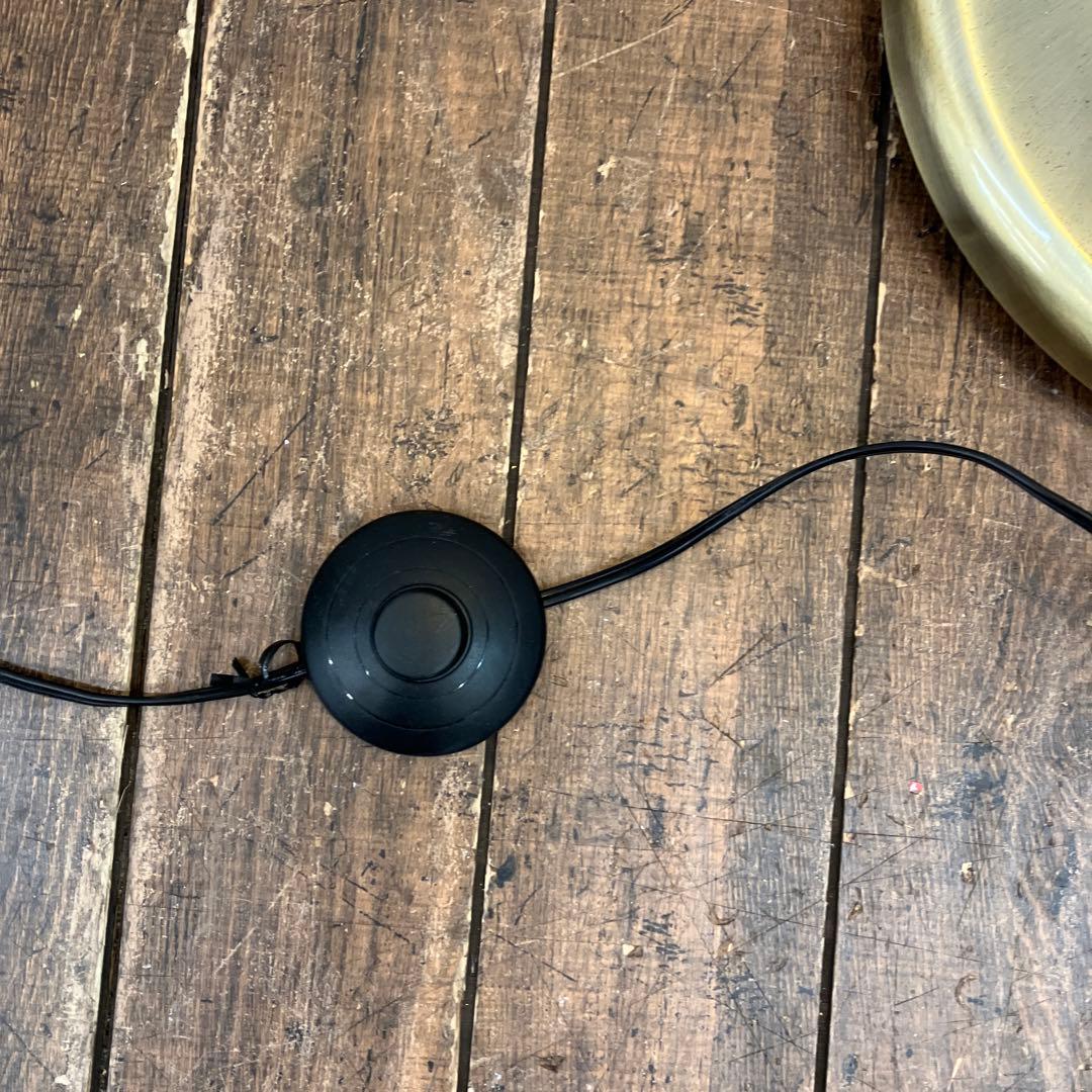 アンティーク ガラスシェード 3連灯 スタンドライト フロアライト