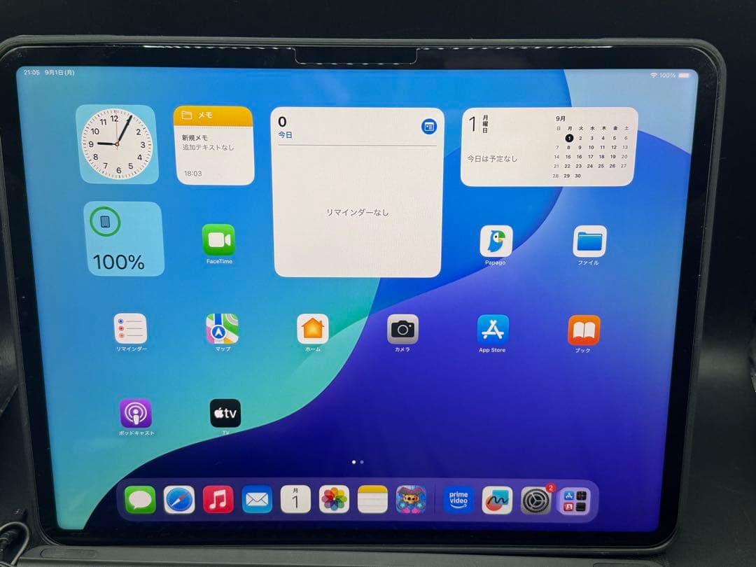 512GBipadpro12.9第5世代 アップルAI M1光るキーボードケース