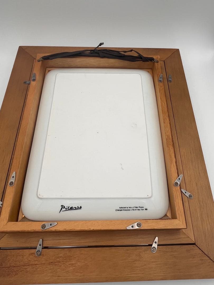 ピカソ　「ドラ・マールの肖像」陶板 飾り皿 絵画 額　画家　美術品　インテリア