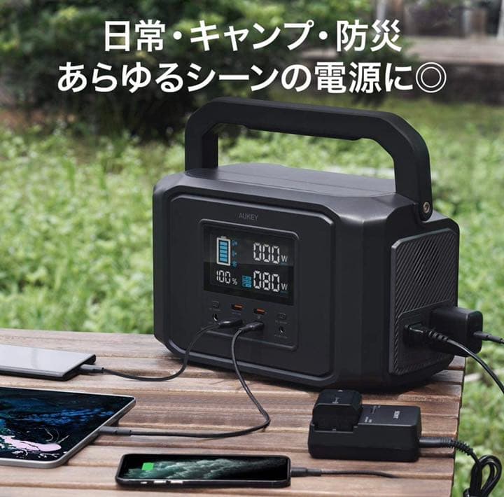 大容量のポータブル電源 174000mAhドローン小型冷蔵庫携帯電話パソコン対応