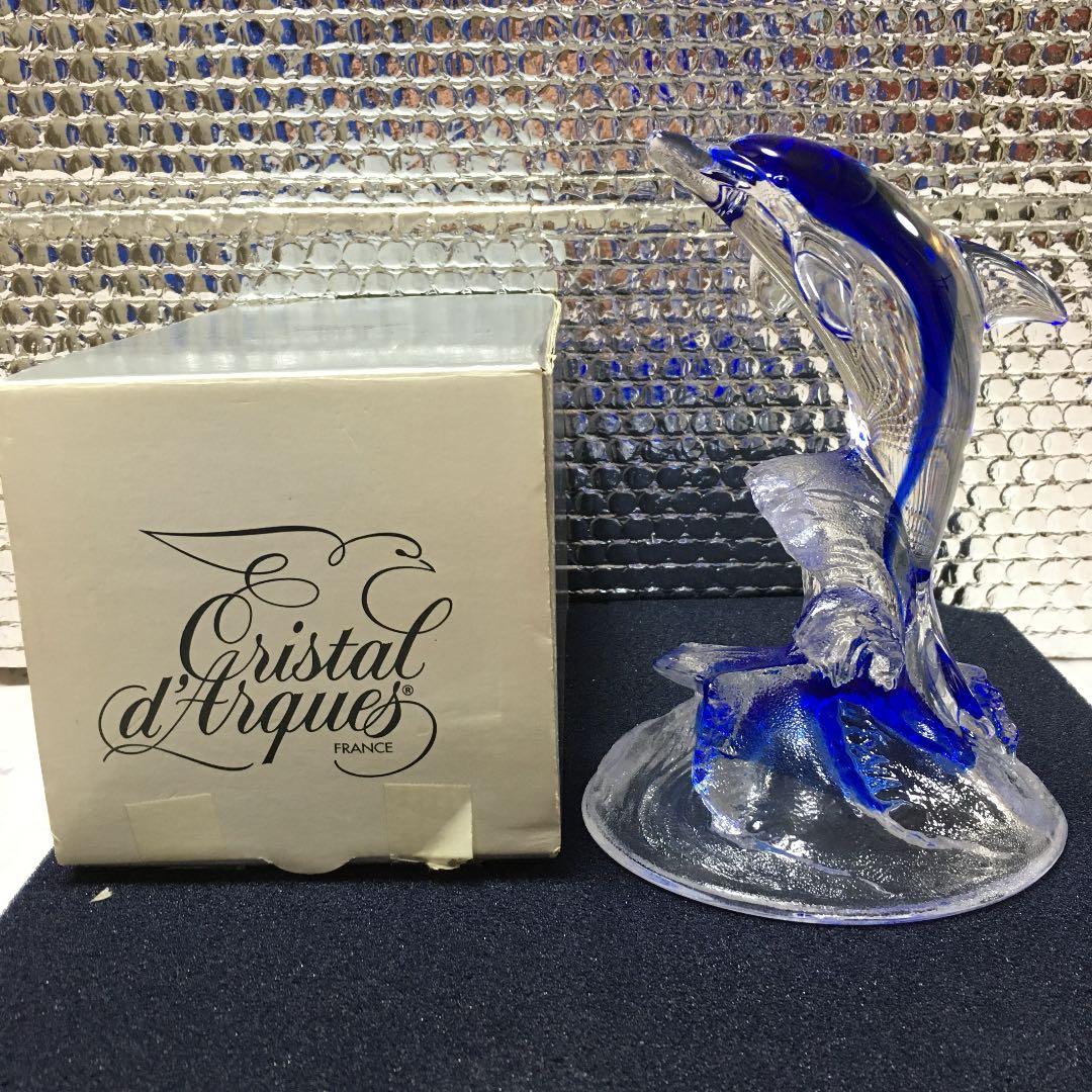 新品❣️美しい青CRYSTAL DARQUES DAUPHIN 