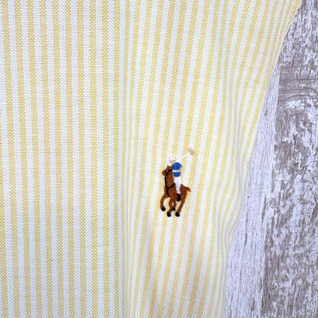 新品未使用 ラルフローレン カラーポニー ロゴ刺繍 ストライプ エプロン