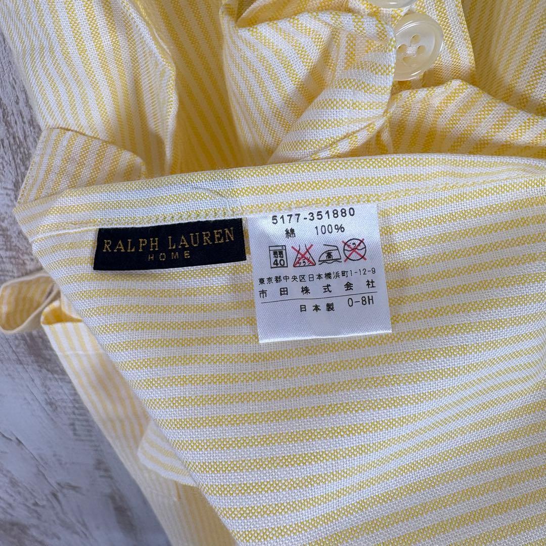 新品未使用 ラルフローレン カラーポニー ロゴ刺繍 ストライプ エプロン