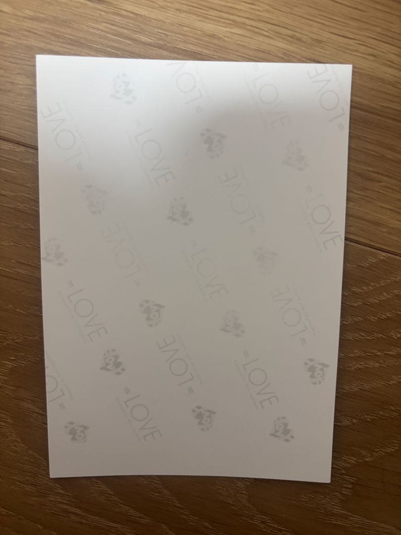 ＝LOVE 滝脇笙古　直筆生写真　コメあり　劇薬中毒　ヒキ