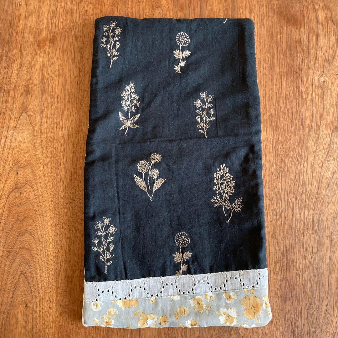 8重ガーゼミニタオル　刺繍ガーゼ　パッチワーク　ハンドタオル
