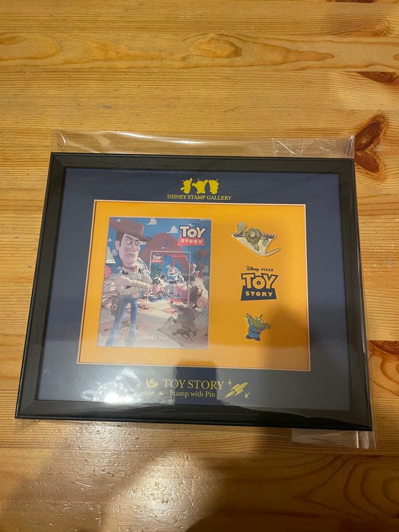 【使用品】トイストーリー　ピンバッジ ディズニースタンプギャラリー